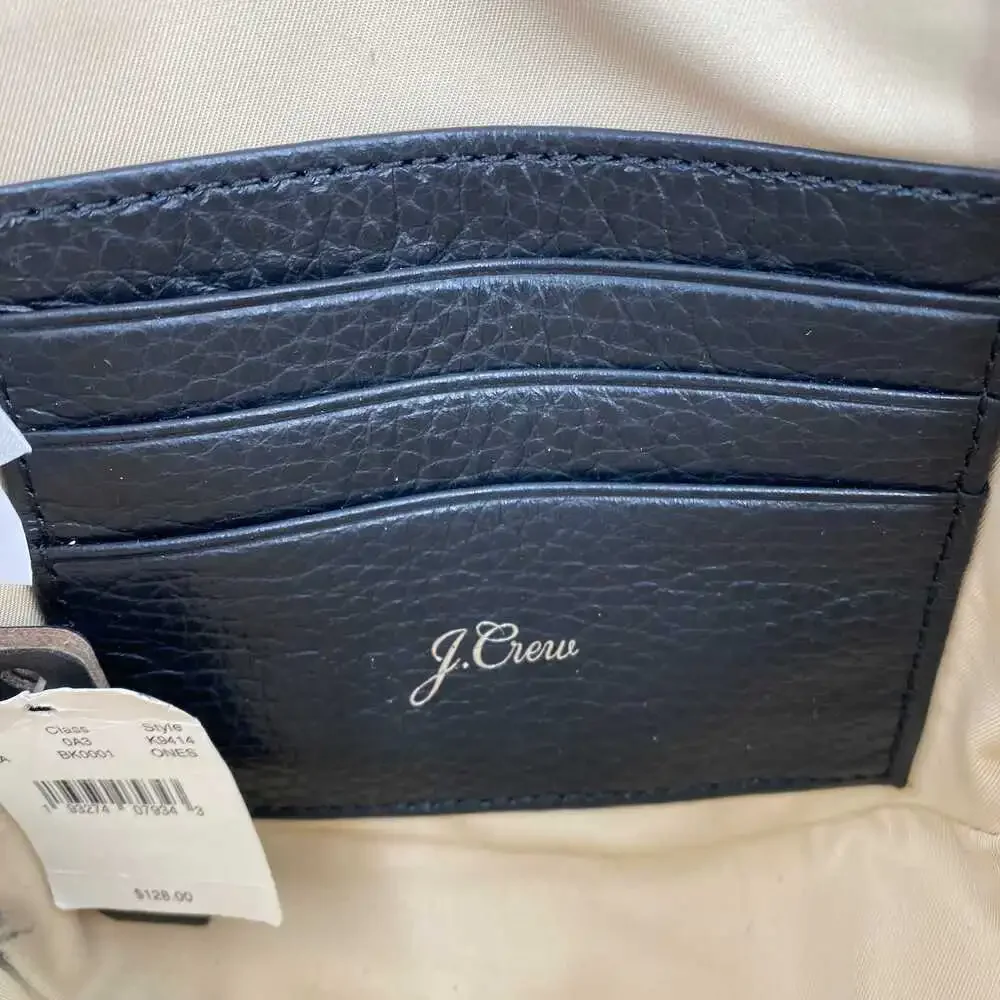 J. Crew Black Mini Pebbled Leather Belt Bag | Stylish & Versatile